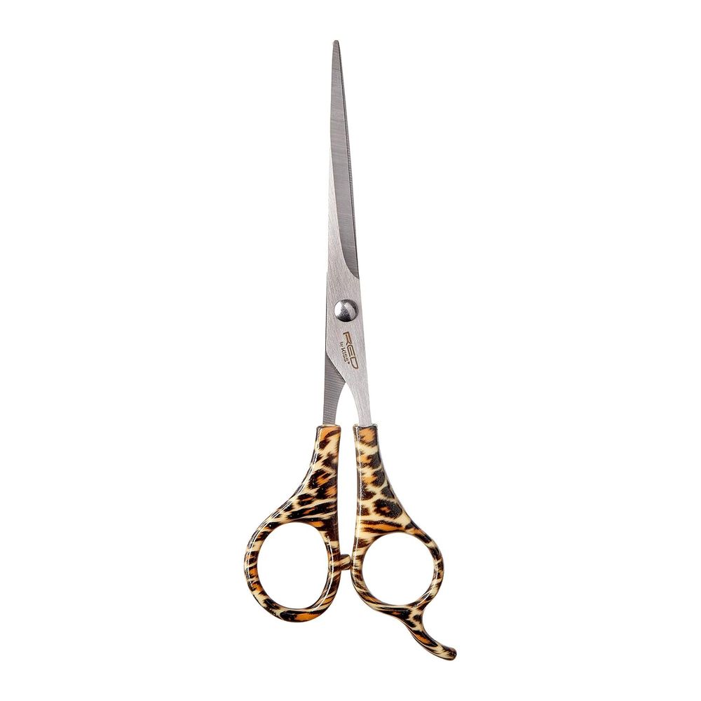 Red by Kiss Hair Shear 7½" HSC75 – Extra Precision & Reach for Smooth, Professional Cuts - Beauty Exchange Beauty Supply
