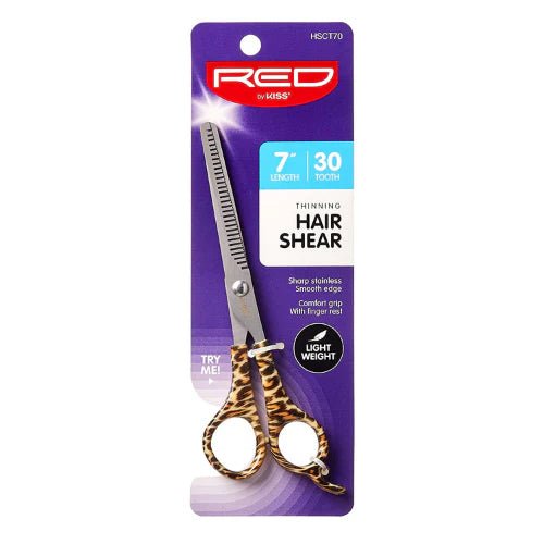 Red by Kiss Hair Shear Thinning 7" HSCT70 – Texturize, Blend & Finish Like a Pro - Beauty Exchange Beauty Supply