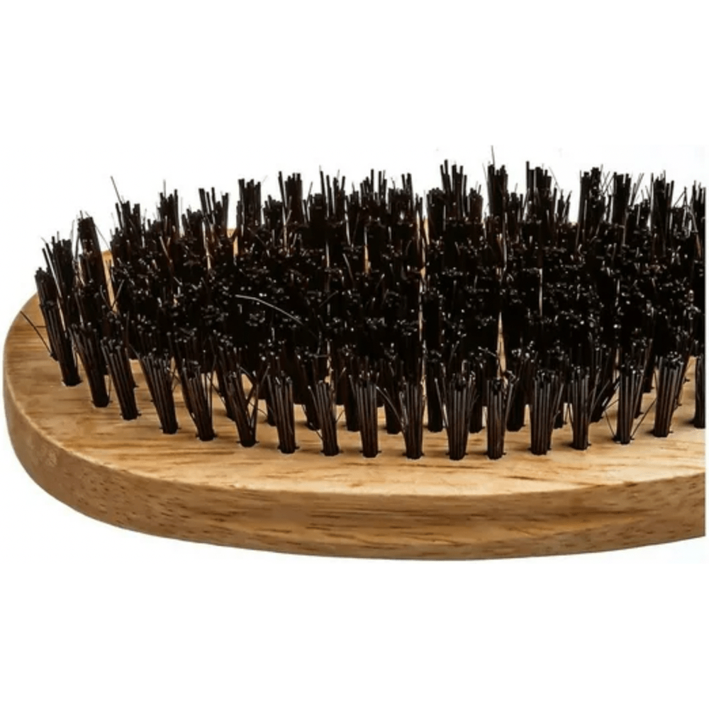 Red by Kiss Hard Palm Boar Brush BOR04 – Firm Bristles for Deep Wave Control & Precision Styling (Hard, Palm - Sized) - Beauty Exchange Beauty Supply