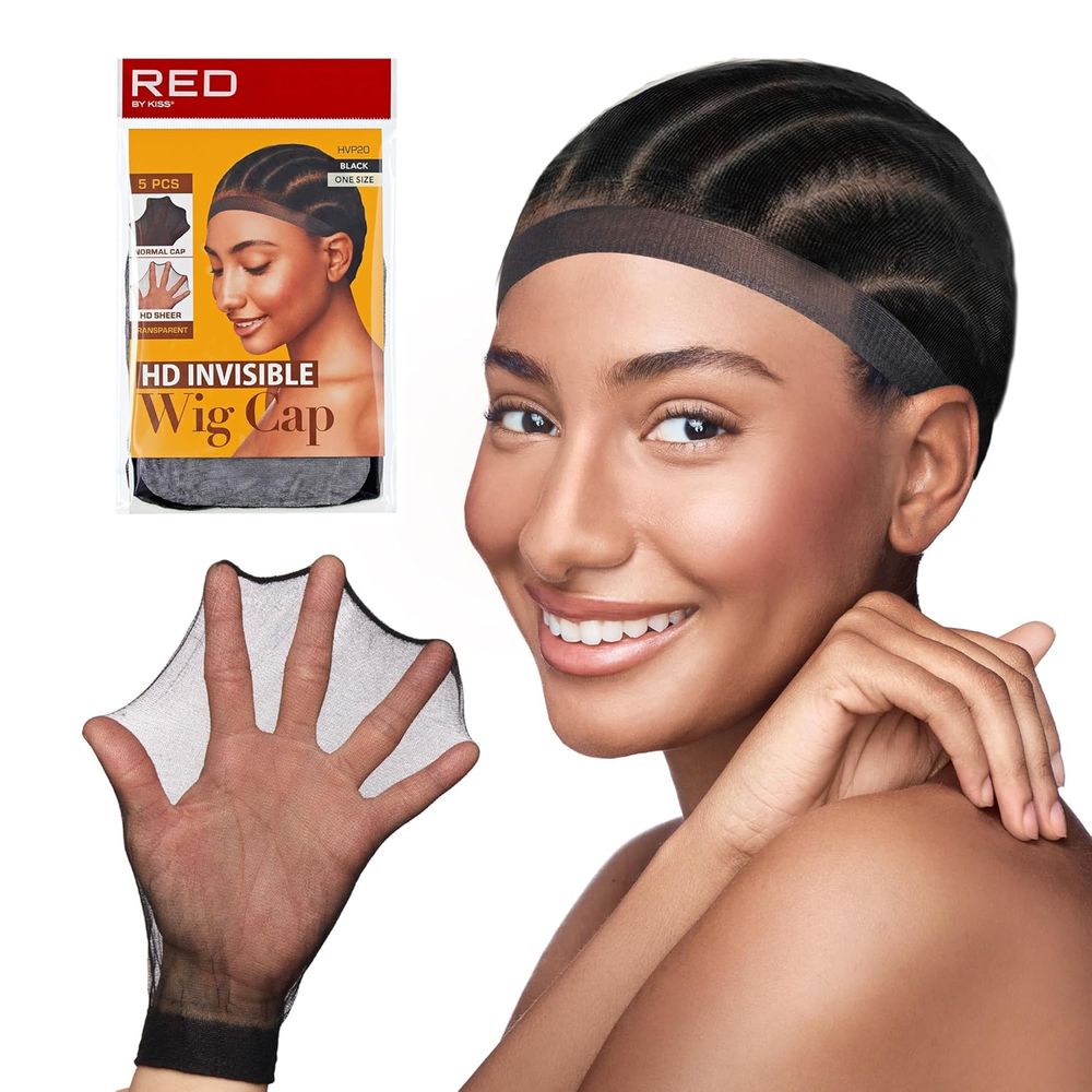 Red by Kiss HD Invisible Wig Cap (HVP 20) | Seamless, Comfortable Fit | Perfect for Lace & Synthetic Wigs - Beauty Exchange Beauty Supply