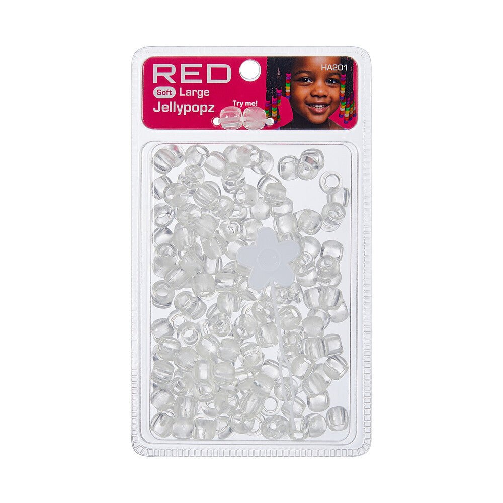 RED by Kiss Jellypopz Large Hair Beads & Glow-in-the-Dark Hair Beads – Multiple Colors - Beauty Exchange Beauty Supply