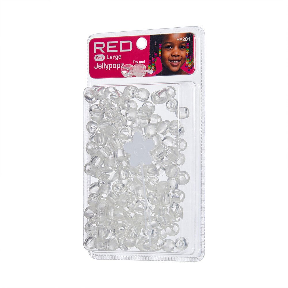RED by Kiss Jellypopz Large Hair Beads & Glow-in-the-Dark Hair Beads – Multiple Colors - Beauty Exchange Beauty Supply
