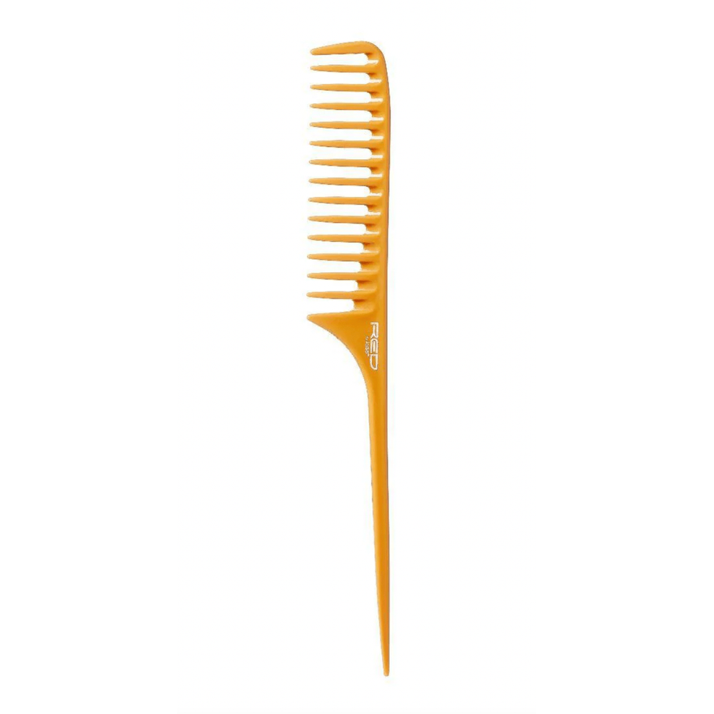 Red by Kiss Large Rat Tail Comb – Bone – HM21 | Heat - Resistant Precision Comb for Parting, Sectioning & Styling - Beauty Exchange Beauty Supply