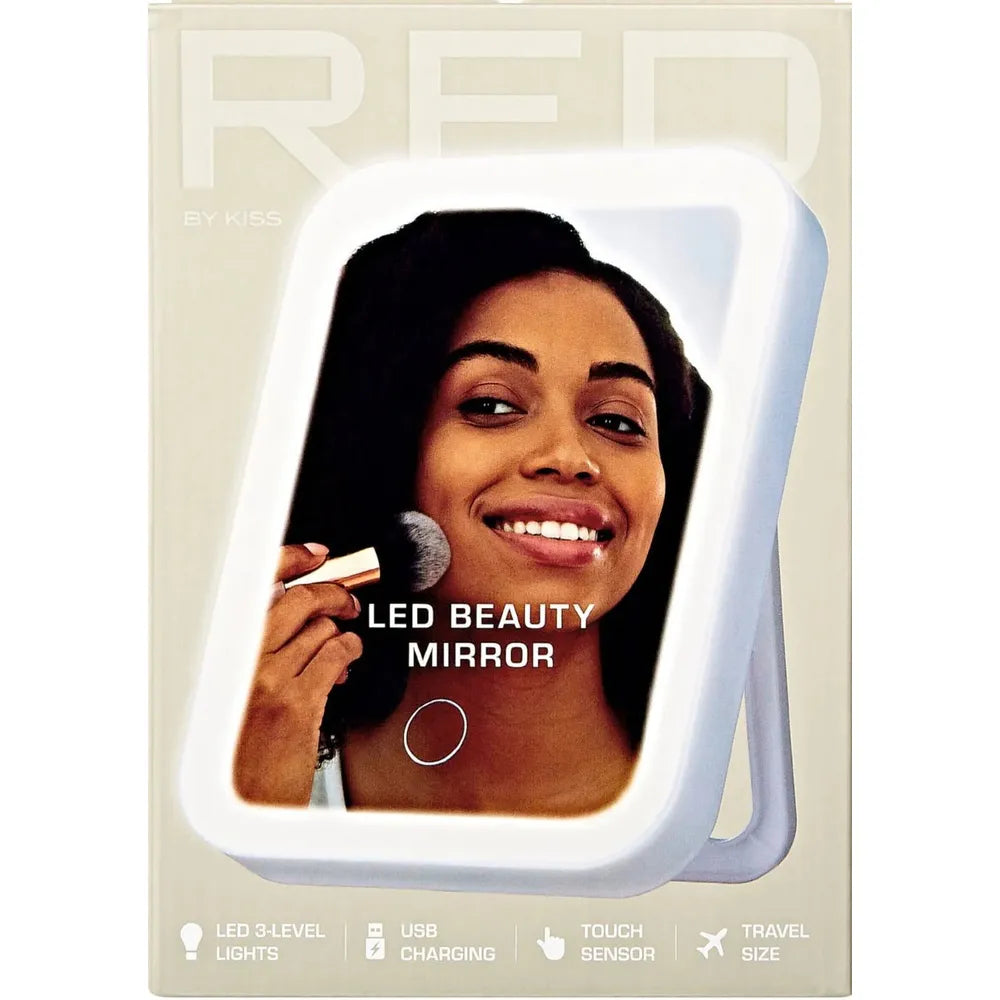 Red by Kiss LED Beauty Mirror – Bright - Beauty Exchange Beauty Supply