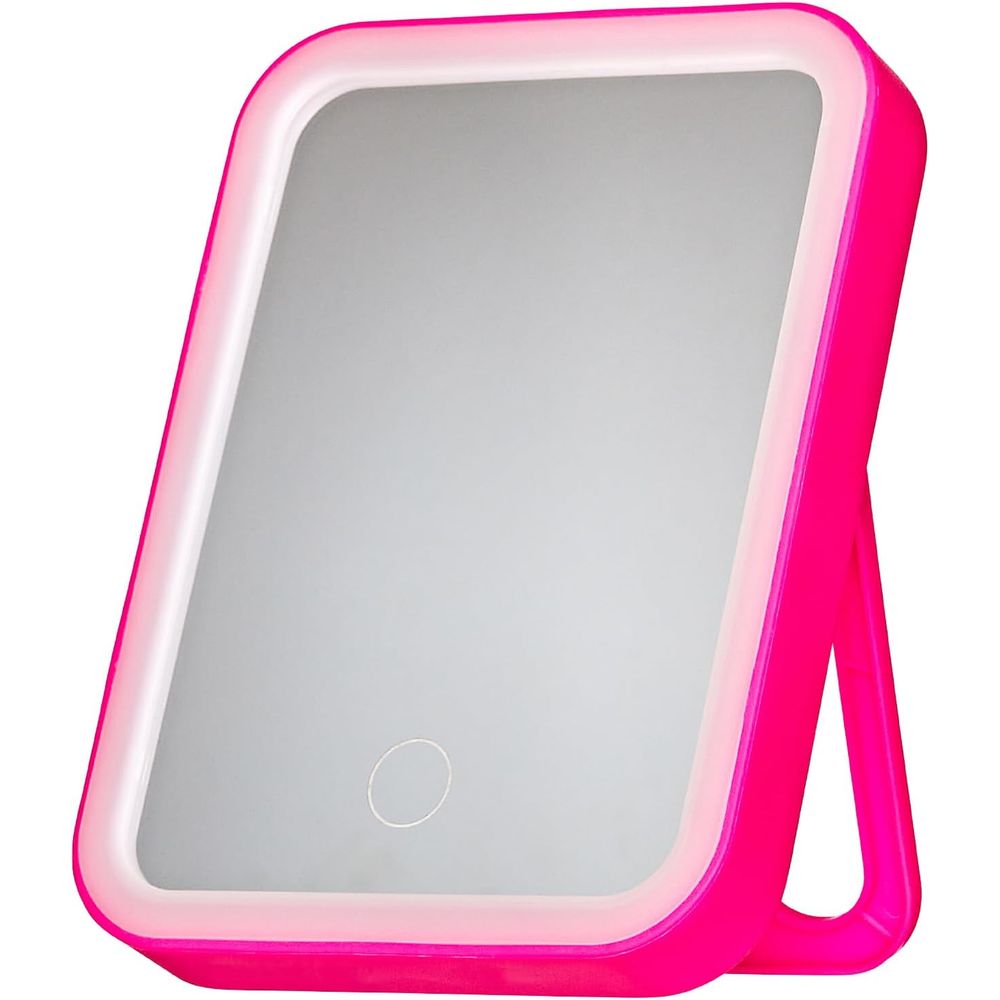 Red by Kiss LED Beauty Mirror – Bright, Adjustable Lighting for Makeup & Grooming - Beauty Exchange Beauty Supply