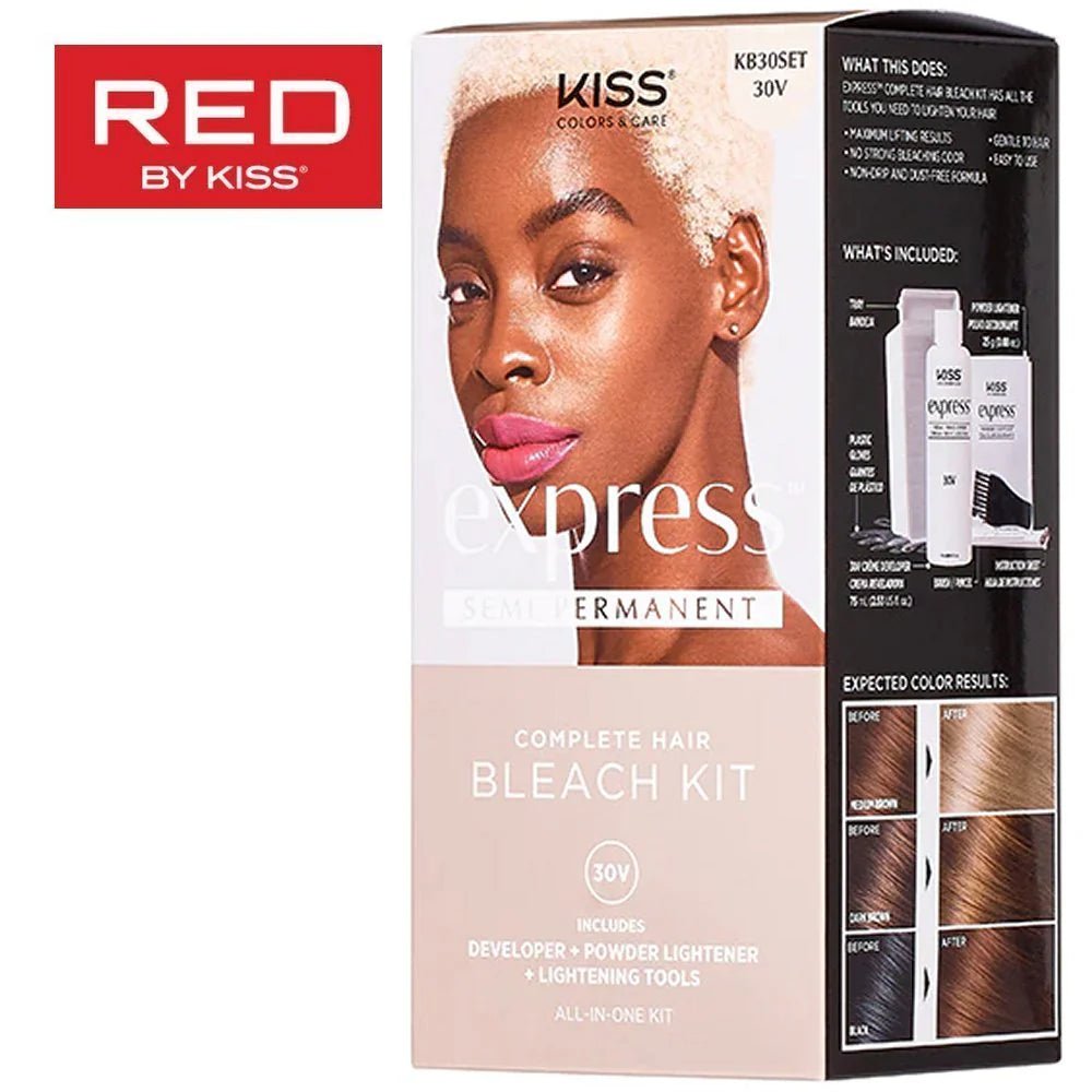 Red By Kiss Haarverlängerungs-Set – Schwarzer Webfaden 1400 M Mit Gebogenen Webnadeln