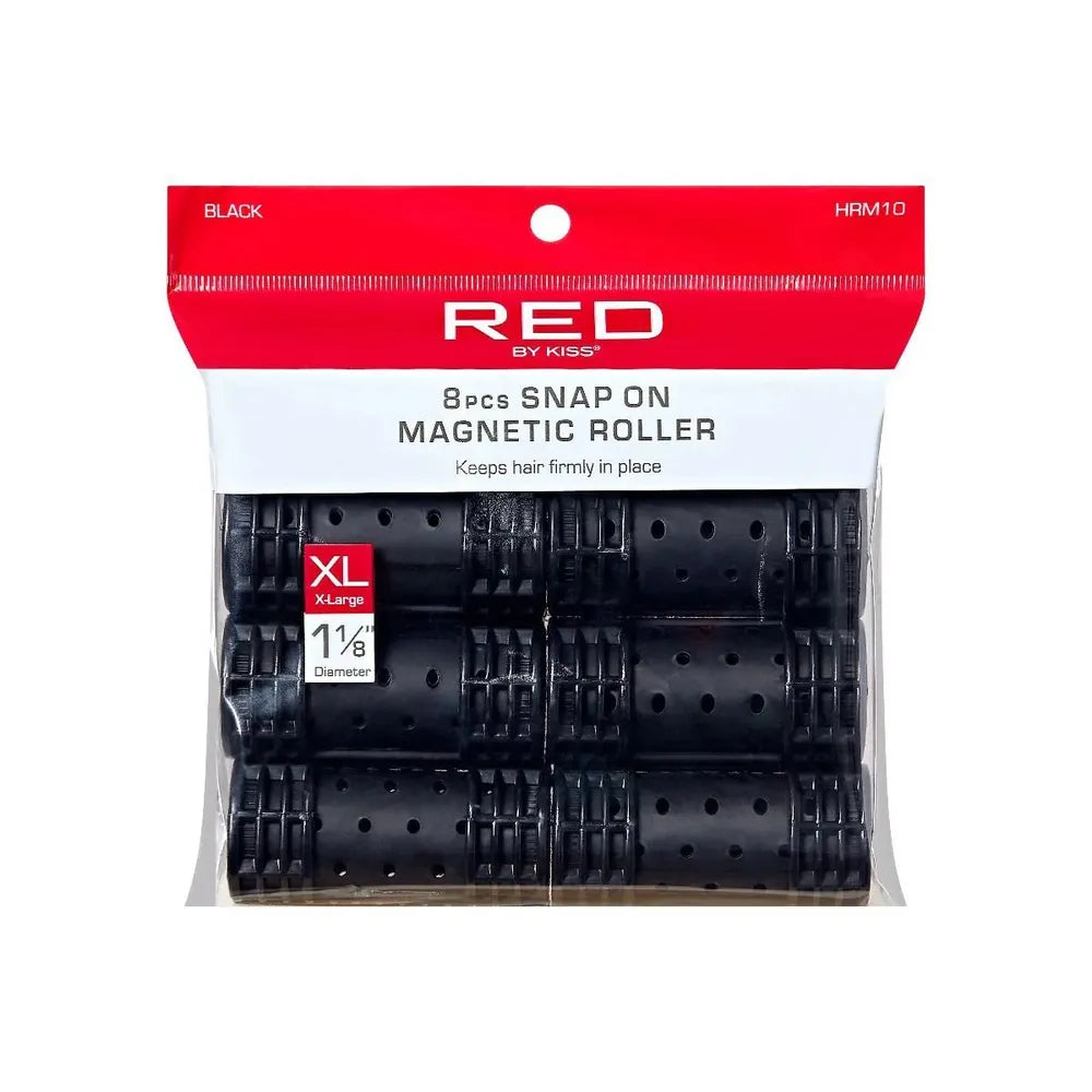 Red by Kiss Magnetic Rollers | HRM07–HRM12 | Smooth, Defined Curls Without Heat - Beauty Exchange Beauty Supply
