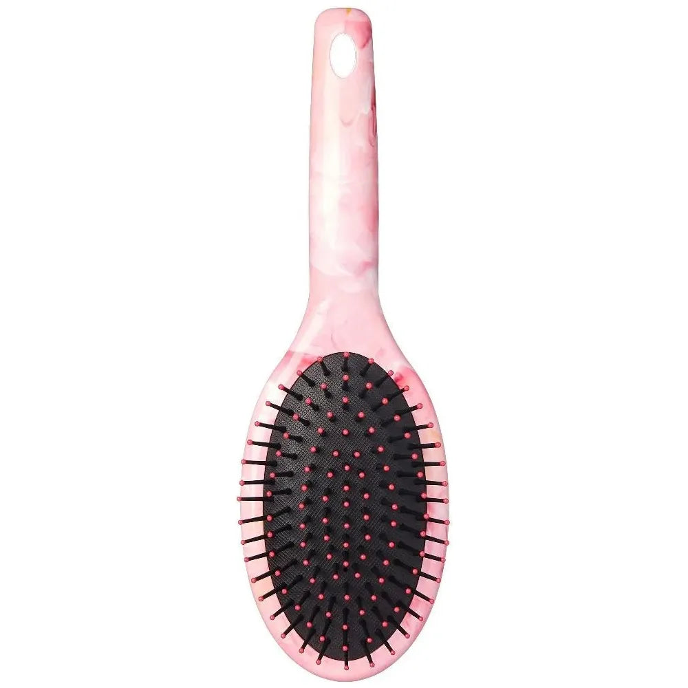 Red by Kiss Marblous Round Paddle Brush HH22 – Smooth, Shape & Shine in Style | Size: Standard Round Paddle - Beauty Exchange Beauty Supply
