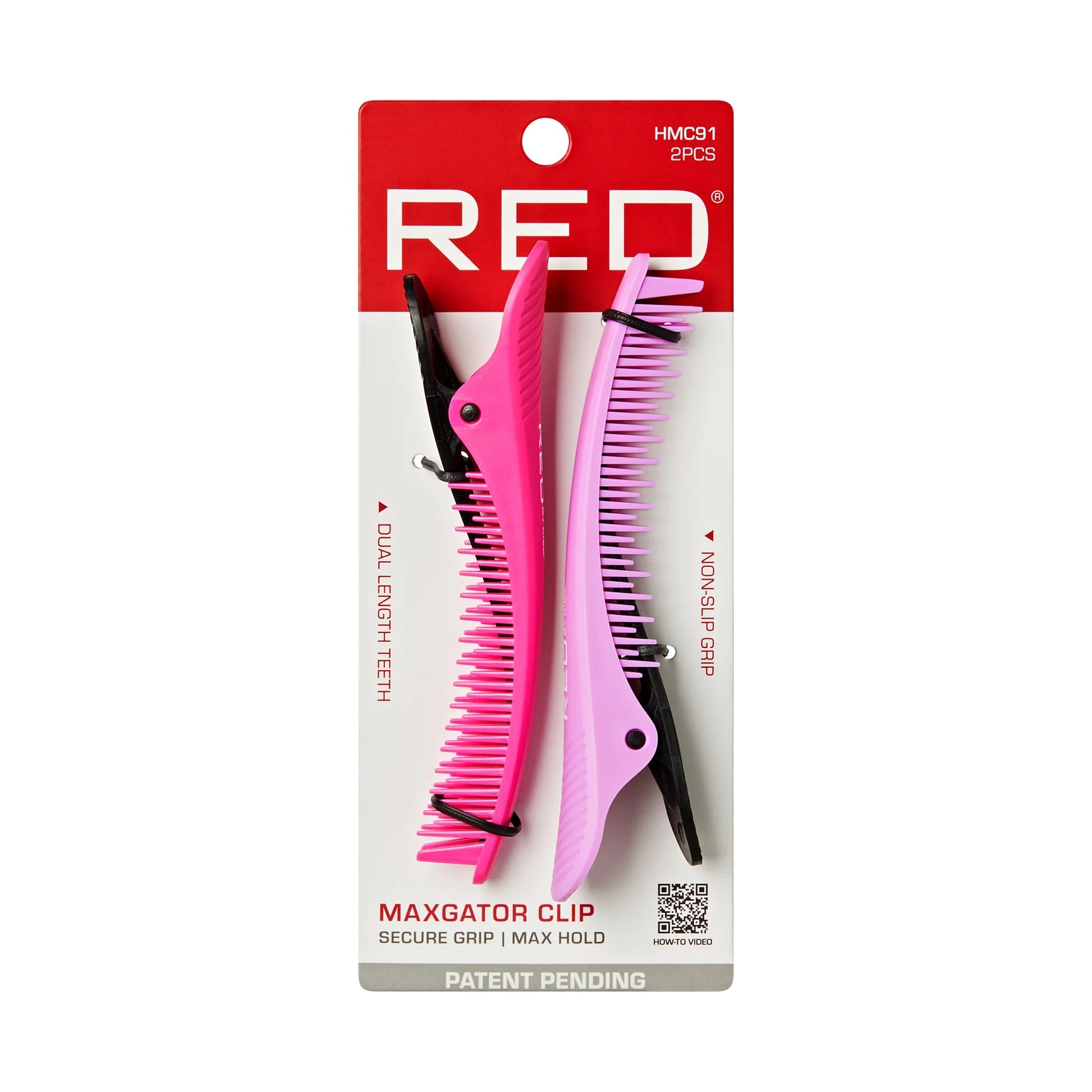 Red By Kiss Maxgator Hair Clips - Beauty Exchange Beauty Supply