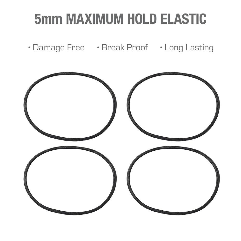 Red by Kiss Maximum Hold Elastic Hair Bands – No Breakage, Strong Grip, 36 Count (2mm) - Beauty Exchange Beauty Supply