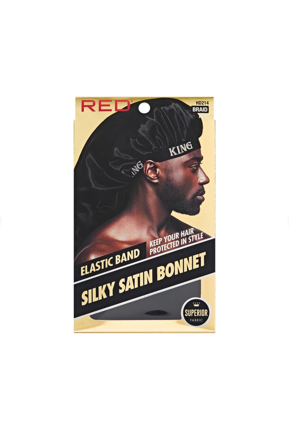 Red By Kiss Men’s Silky Satin Bonnet - Beauty Exchange Beauty Supply