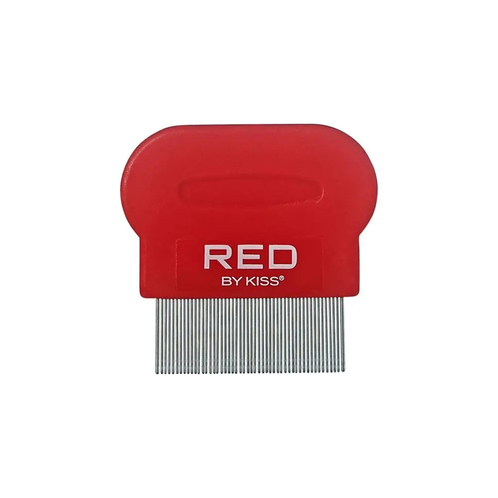 Red by Kiss Metal Lice Comb | HM67 – Effective Lice Removal for Healthy, Lice - Free Hair - Beauty Exchange Beauty Supply