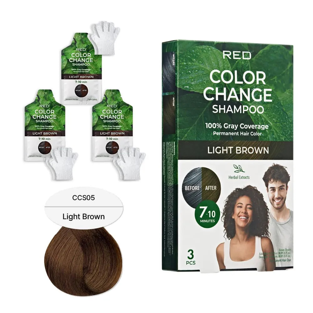 Red by Kiss Natural Herbal Color Change Shampoo - Beauty Exchange Beauty Supply