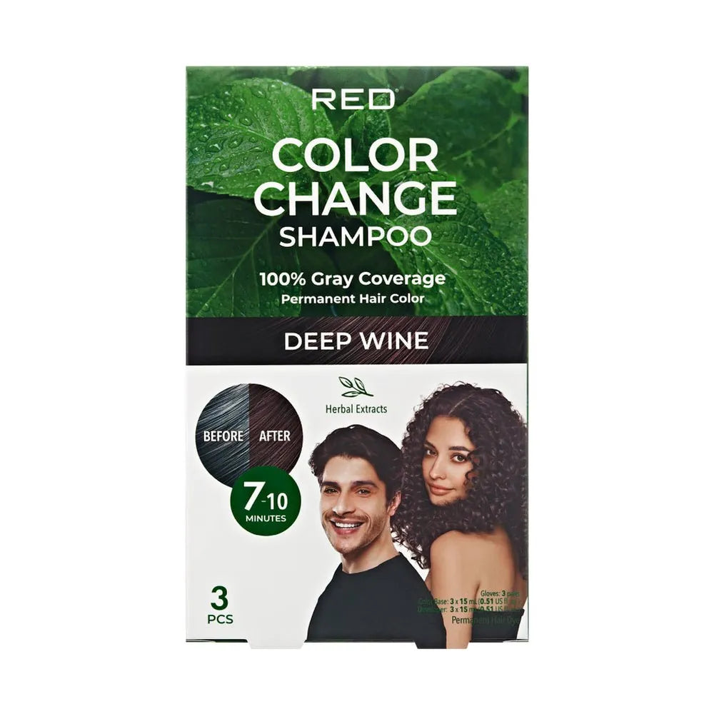 Red by Kiss Natural Herbal Color Change Shampoo - Beauty Exchange Beauty Supply