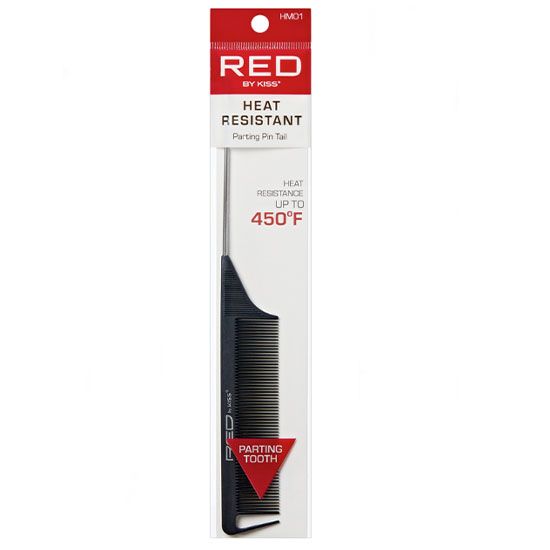Red by Kiss Parting Pin Tail Comb | HM01 – Ultra - Fine Sectioning for Precision Styling - Beauty Exchange Beauty Supply