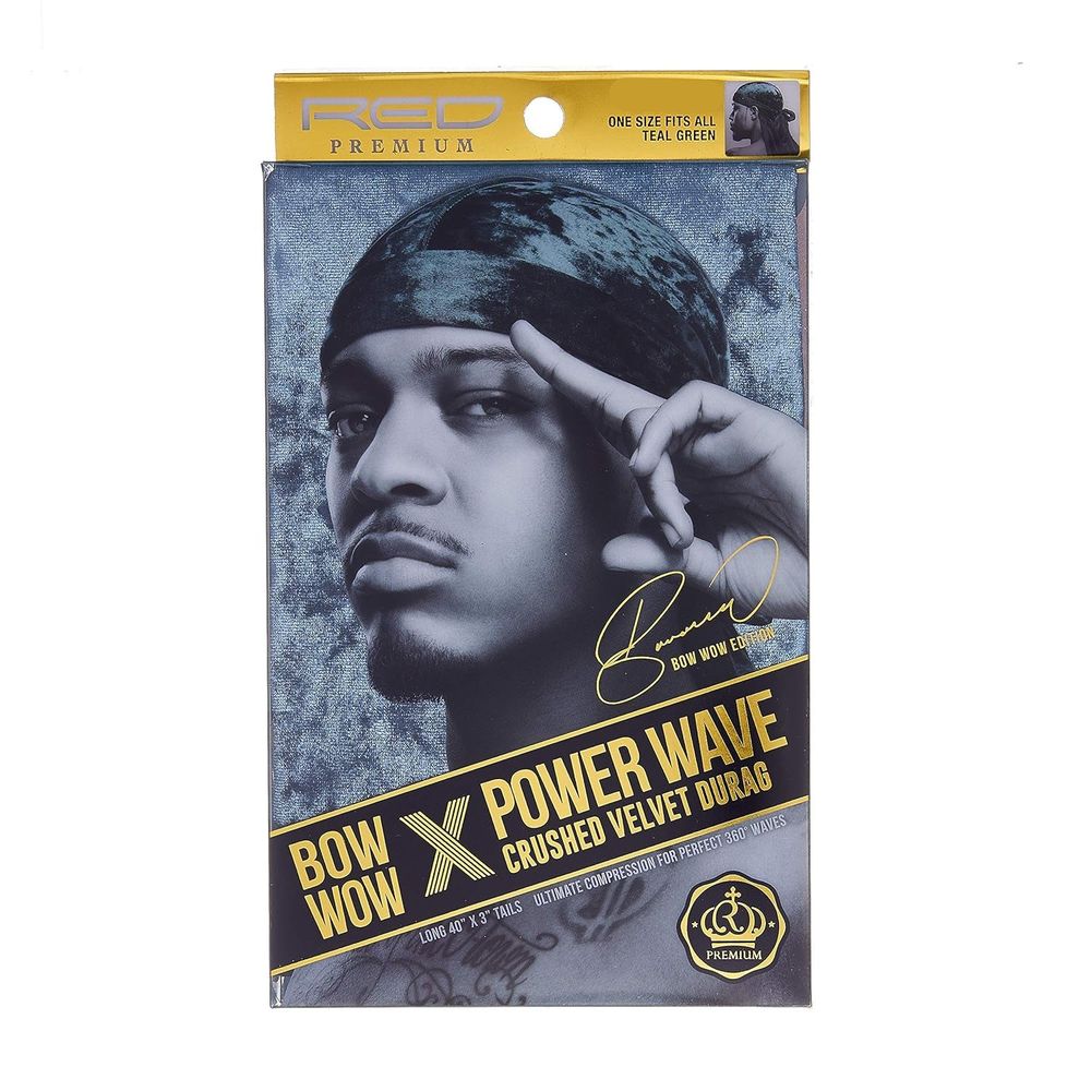 Red by Kiss Premium Bow Wow X Power Wave Durag – Ultra Compression & Silky Shine | HD 81–86b (Multiple Colors Available) - Beauty Exchange Beauty Supply