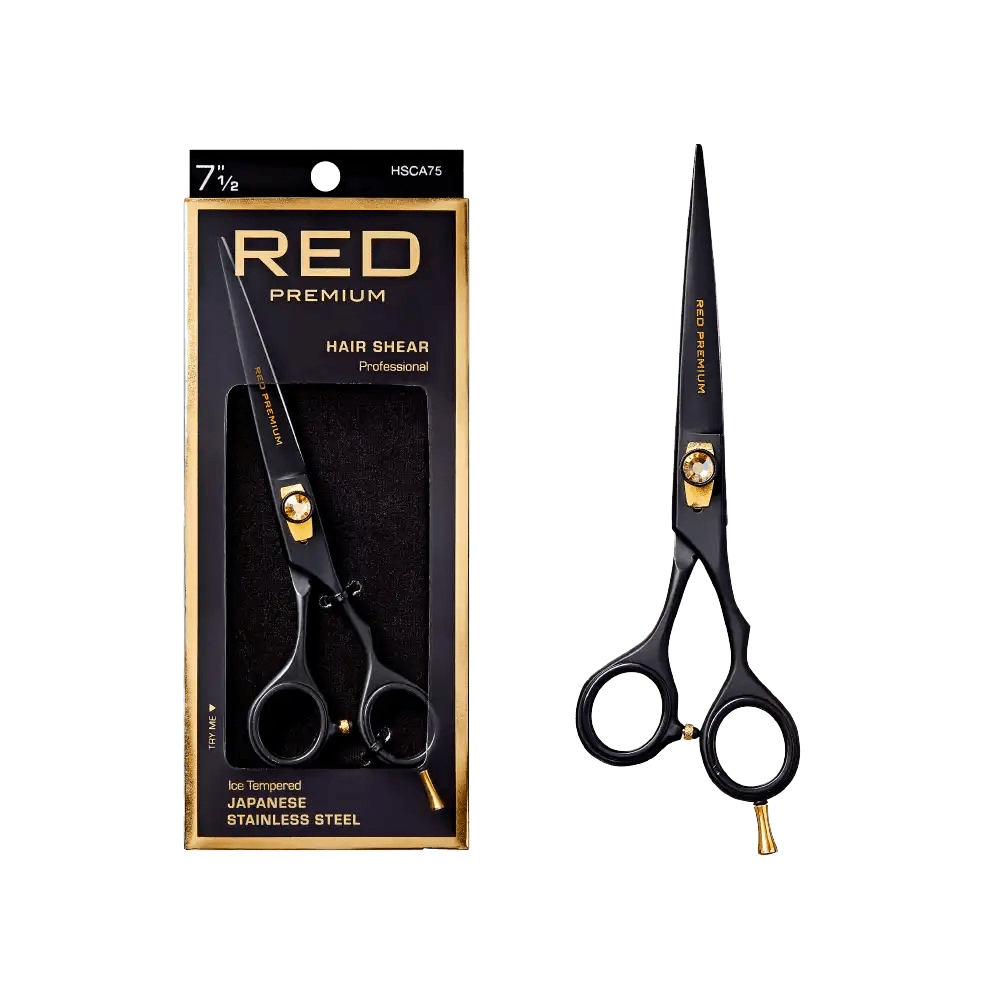 Red by Kiss Premium Professional Hair Shears – Ultra - Sharp, Ergonomic & Sleek (5½" / 6½" / 7½") - Beauty Exchange Beauty Supply