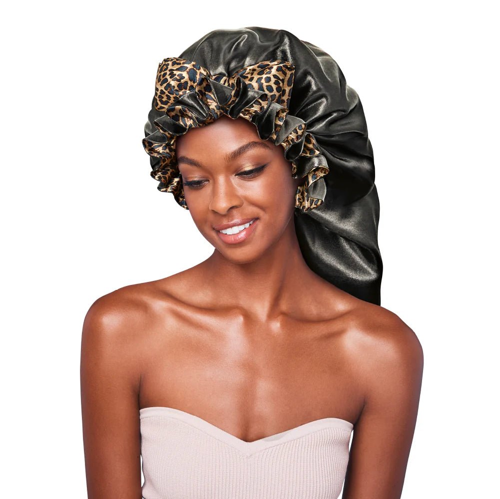 Red By Kiss Premium Satin Ruffle Tie Bonnet - Beauty Exchange Beauty Supply