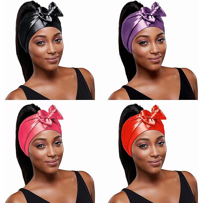 Red by Kiss Premium Silky Satin Scarf – Soft, Stylish & Protective Wrap | 60"x4" | Aztec, Luxury, Red, Pink, Purple (HQ106–HQ110) - Beauty Exchange Beauty Supply