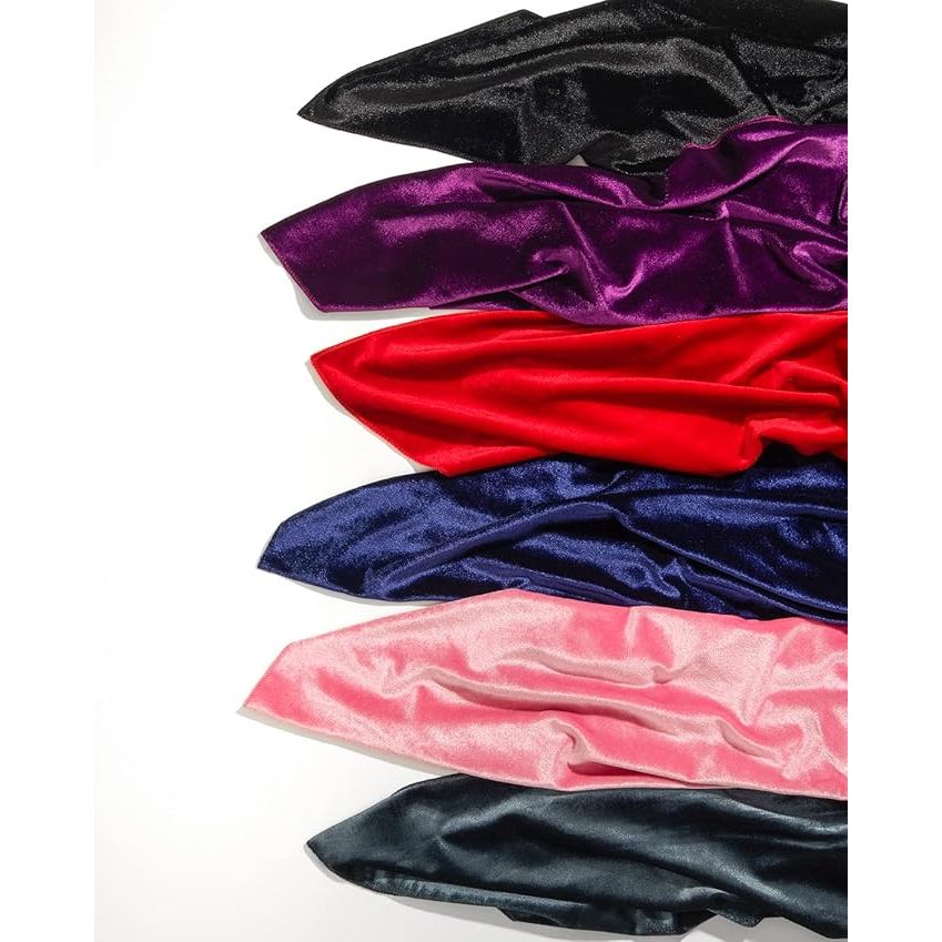 Red by Kiss Premium Velvet Wrap Scarf – Silky Stylez x Keyshia Cole | Luxe Feel, Strong Hold, Protective Style | HQ162–HQ164 - Beauty Exchange Beauty Supply