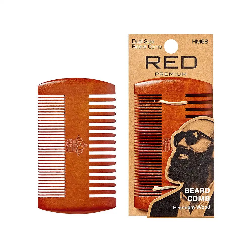 Red by Kiss – Premium Wood Beard Combs - Beauty Exchange Beauty Supply