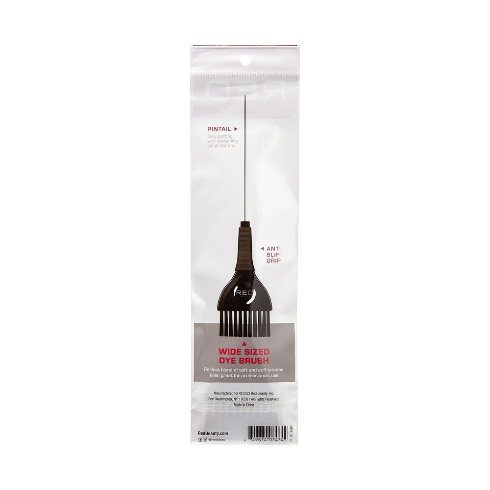 Red by Kiss Professional Dye Brush with Pintail – Sleek Application & Ultra - Fine Sectioning | HH94 | Pro - Level Color Control - Beauty Exchange Beauty Supply