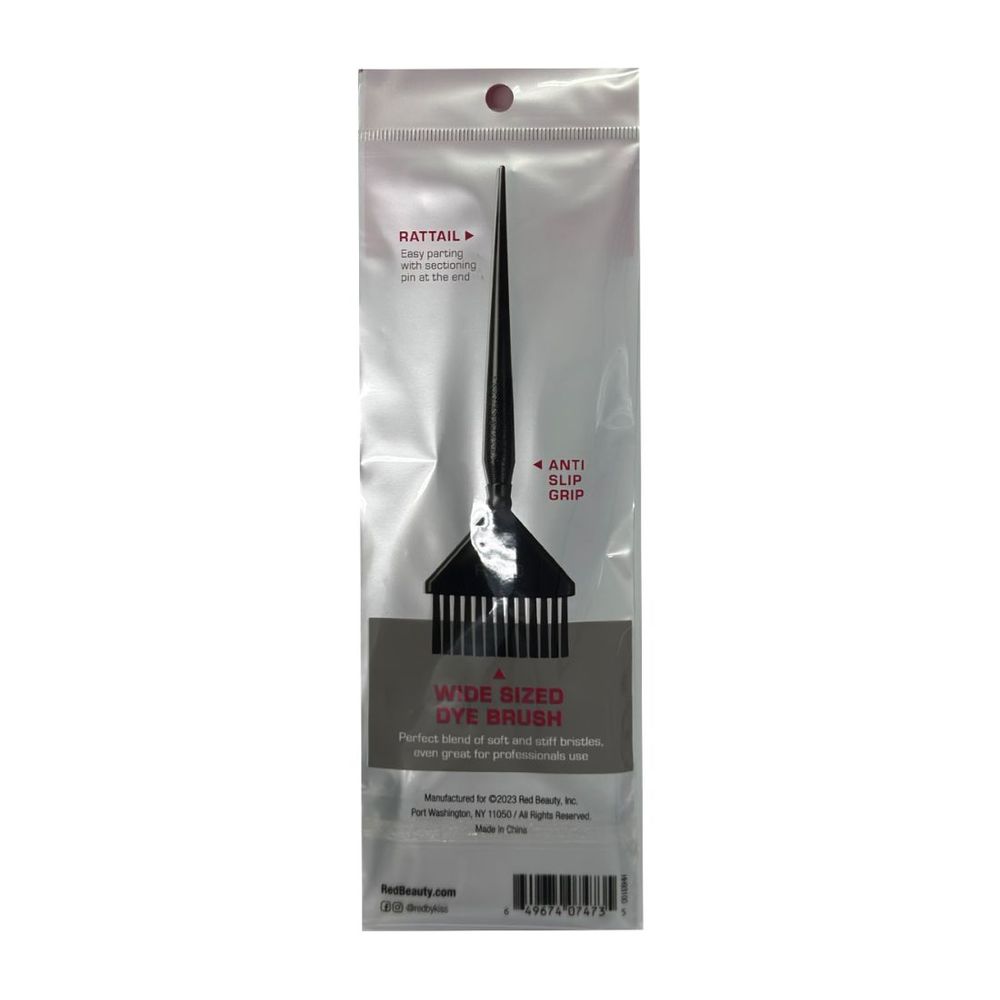 Red by Kiss Professional Dye Brush with Rat Tail – Precision Application & Sleek Sectioning | HH93 | Pro - Quality Grip & Control - Beauty Exchange Beauty Supply