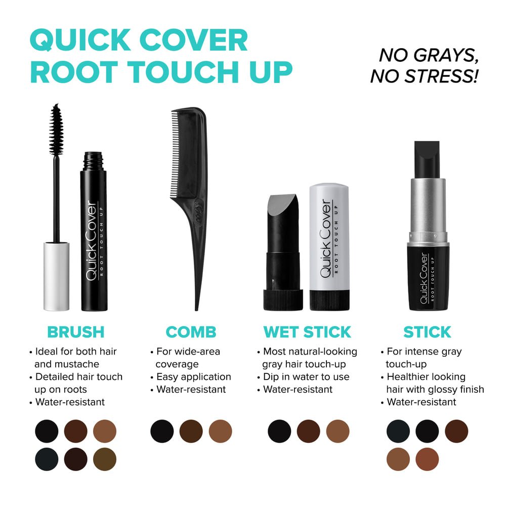 Red by Kiss Quick Cover Root Touch - Up Comb - Beauty Exchange Beauty Supply