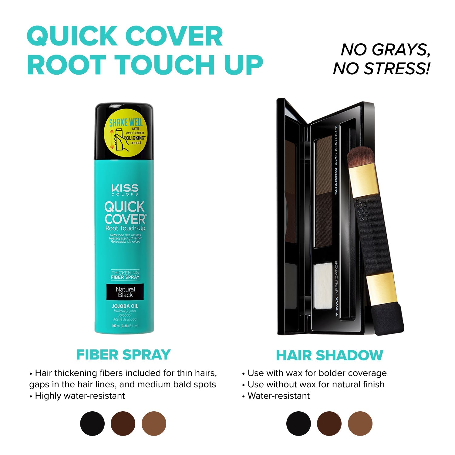 Red by Kiss Quick Cover Root Touch - Up Hair Shadow - Beauty Exchange Beauty Supply