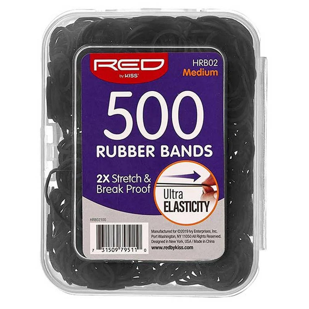 dollar tree rubber bands Red by Kiss Rubber Bands