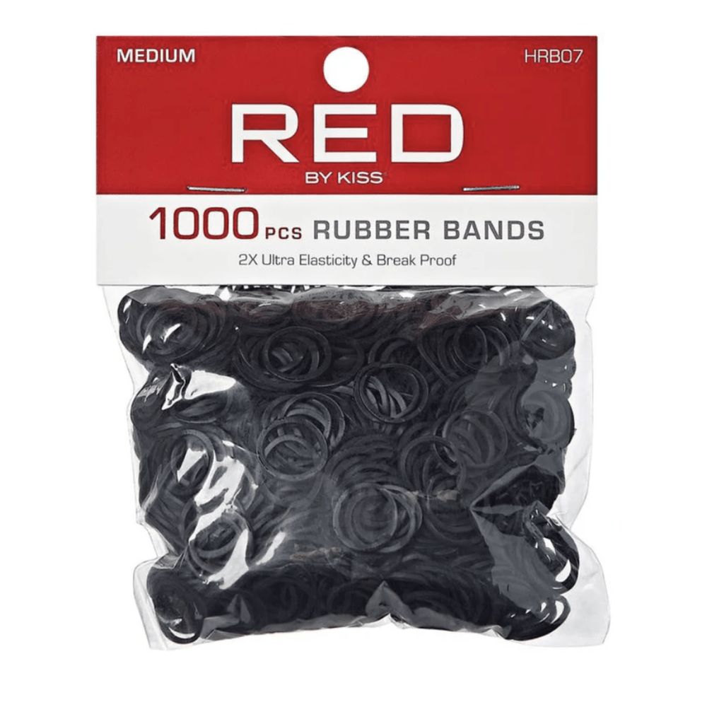 Red by Kiss Rubber Bands M Size Black - Beauty Exchange Beauty Supply