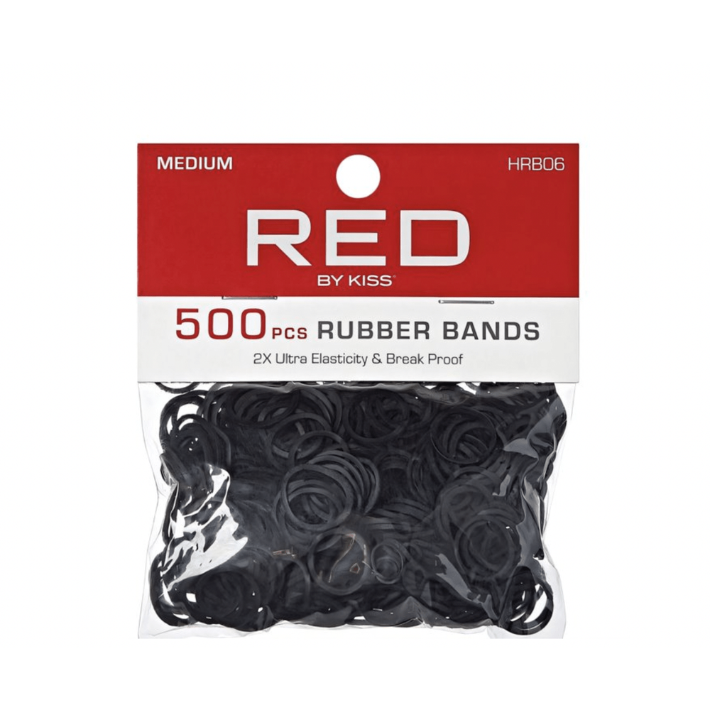 Red by Kiss Rubber Bands M Size Black - Beauty Exchange Beauty Supply