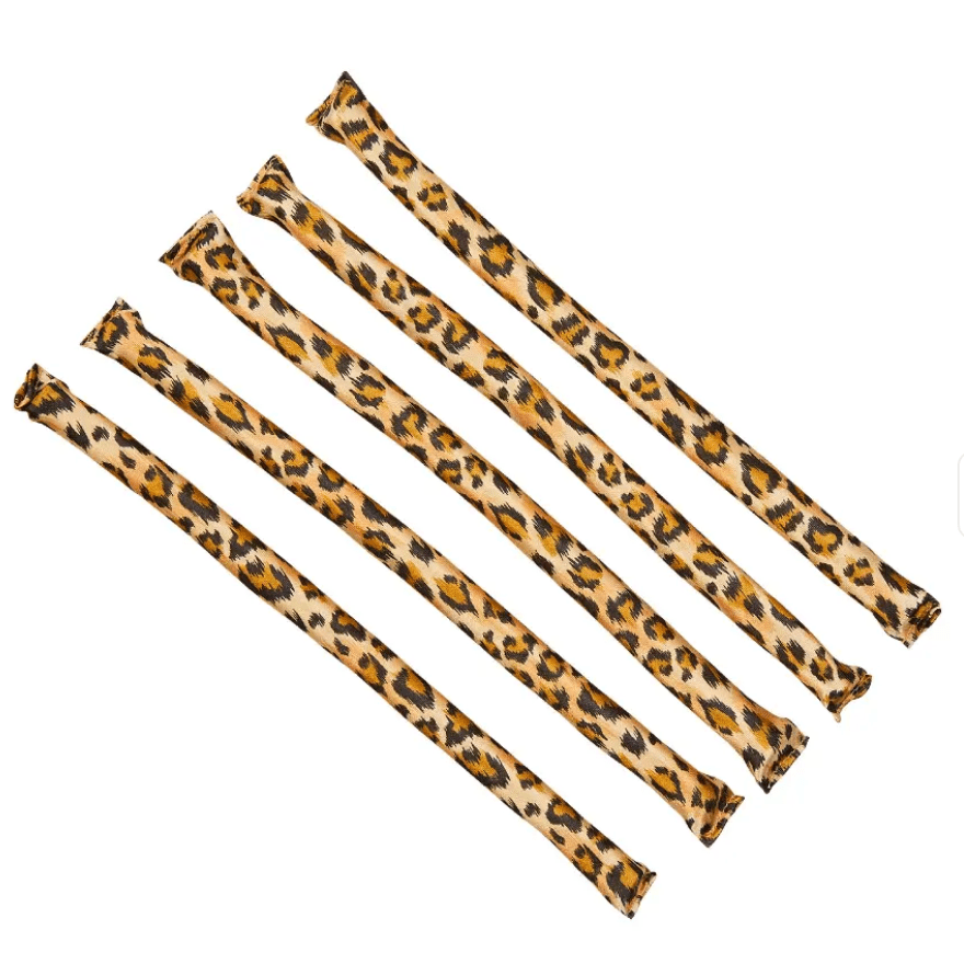 Red by Kiss Satin Flexi Rods – Animal Print - Beauty Exchange Beauty Supply