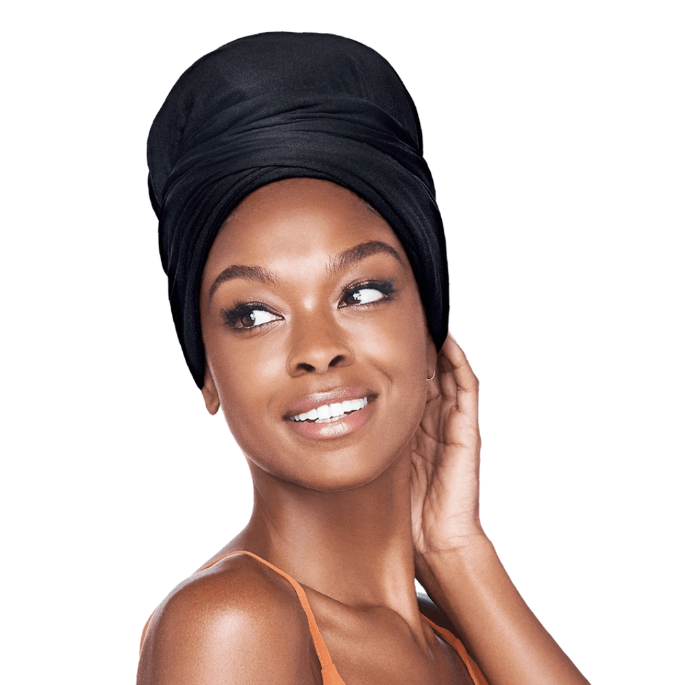 Red by Kiss Satin - Lined Infinity Turban - Open Top - Beauty Exchange Beauty Supply