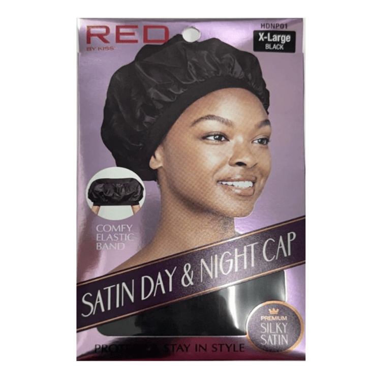 Red by Kiss Silky Satin Day & Night Cap – X - Large - Beauty Exchange Beauty Supply