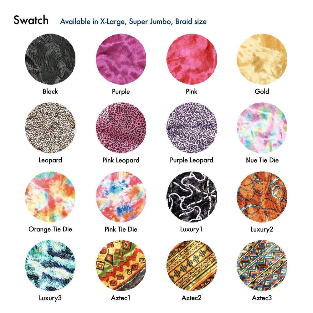 Red by Kiss Silky Stylez Wide Edge Silky Bonnet – Stylish Prints, Edge - Friendly, All - Night Hold - Beauty Exchange Beauty Supply