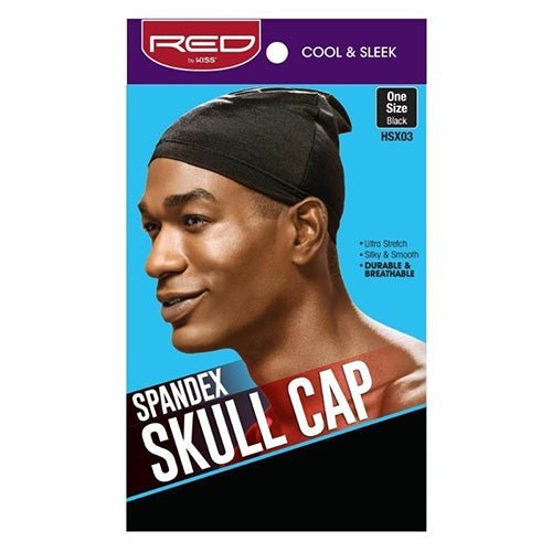Red by Kiss Spandex Skull Cap – Flexible & Secure Fit for Locs, Braids & Protective Styles - Beauty Exchange Beauty Supply