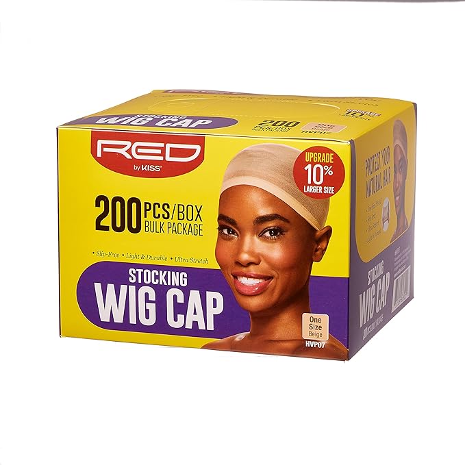 Red by Kiss Stocking Wig Cap – 200 PCS - Beauty Exchange Beauty Supply