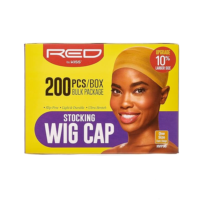 Red by Kiss Stocking Wig Cap – 200 PCS - Beauty Exchange Beauty Supply