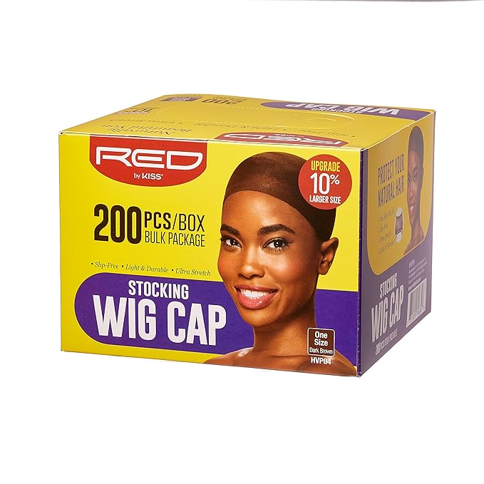 Red by Kiss Stocking Wig Cap – 200 PCS - Beauty Exchange Beauty Supply