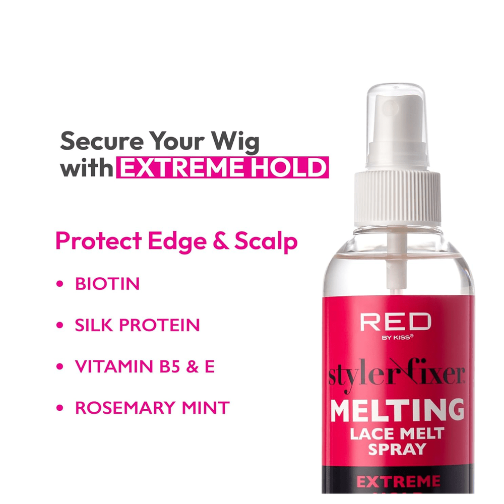 RED by Kiss Style Fixer Lace Melting Spray – 8 oz - Beauty Exchange Beauty Supply