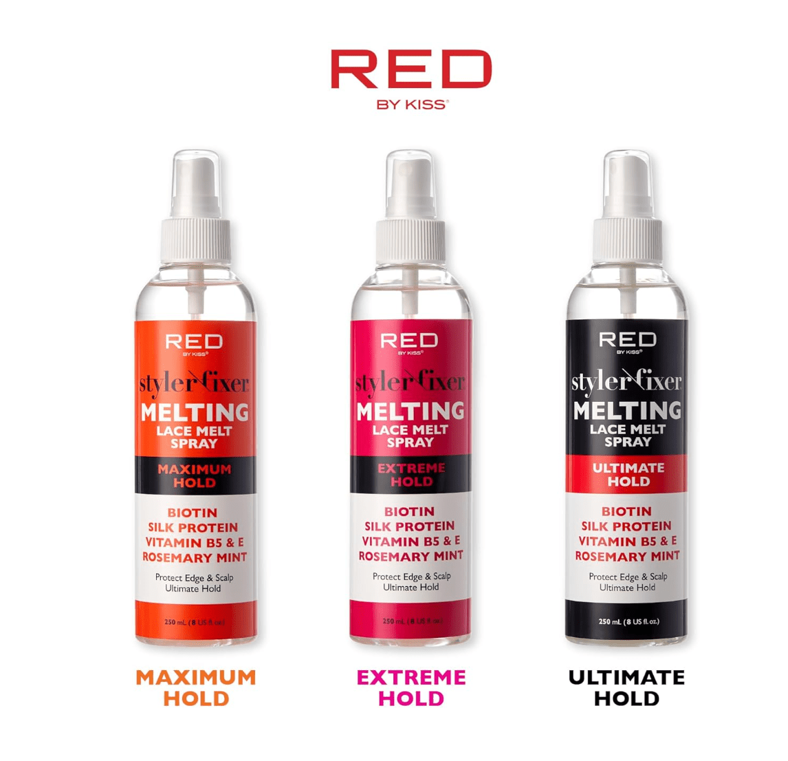 RED by Kiss Style Fixer Lace Melting Spray – 8 oz - Beauty Exchange Beauty Supply