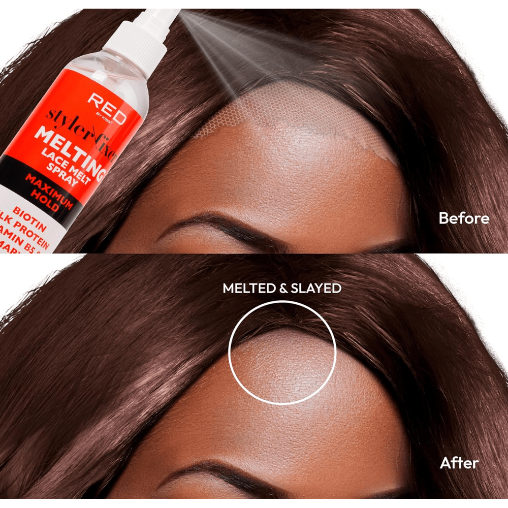 RED by Kiss Style Fixer Lace Melting Spray – 8 oz - Beauty Exchange Beauty Supply
