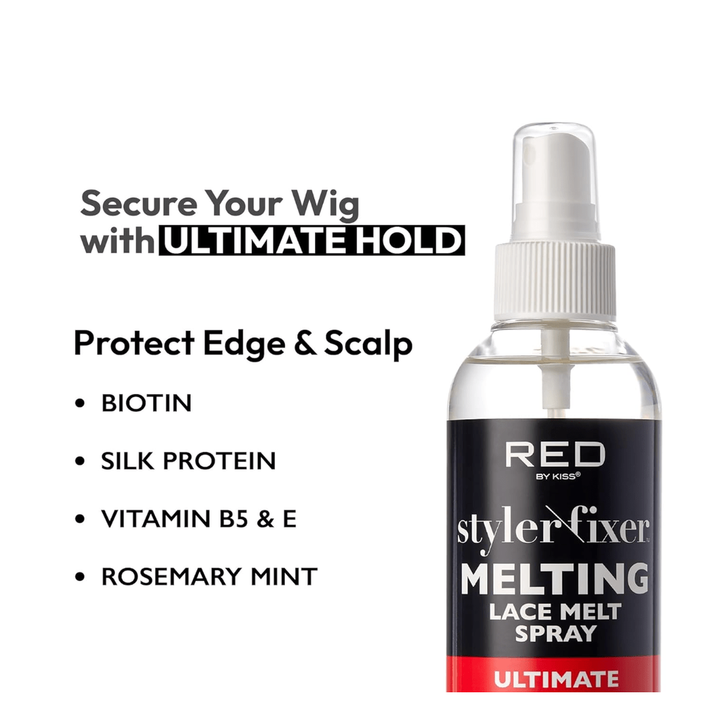 RED by Kiss Style Fixer Lace Melting Spray – 8 oz - Beauty Exchange Beauty Supply