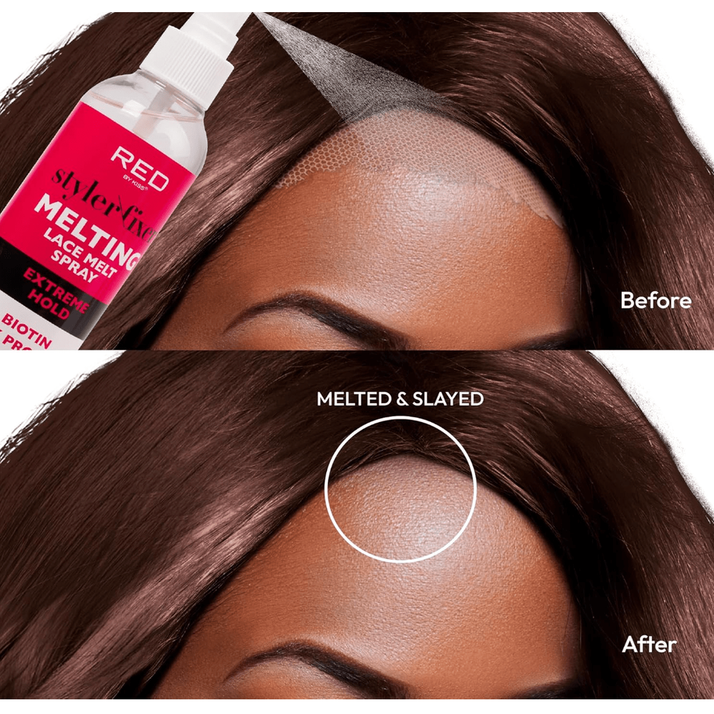 RED by Kiss Style Fixer Lace Melting Spray – 8 oz - Beauty Exchange Beauty Supply