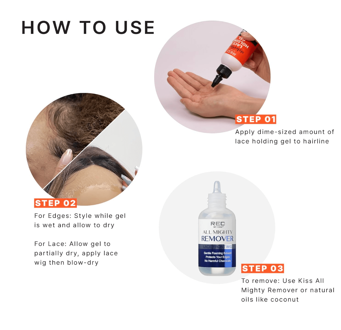 RED by Kiss Styler Fixer Lace Holding Gel - Beauty Exchange Beauty Supply