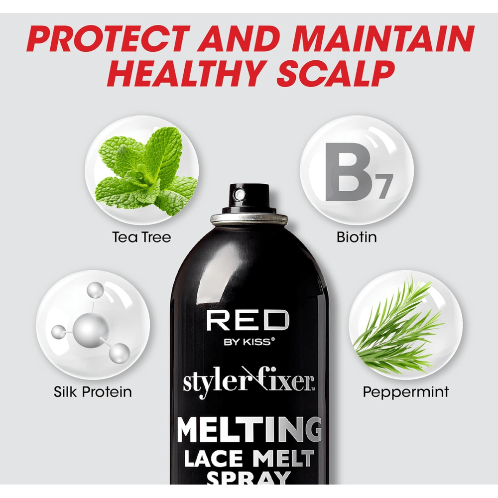 RED by Kiss Styler Fixer Melting Lace Spray – Ultimate Hold - Beauty Exchange Beauty Supply