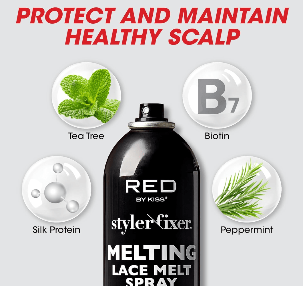 RED by Kiss Styler Fixer Melting Lace Spray – Ultimate Hold - Beauty Exchange Beauty Supply