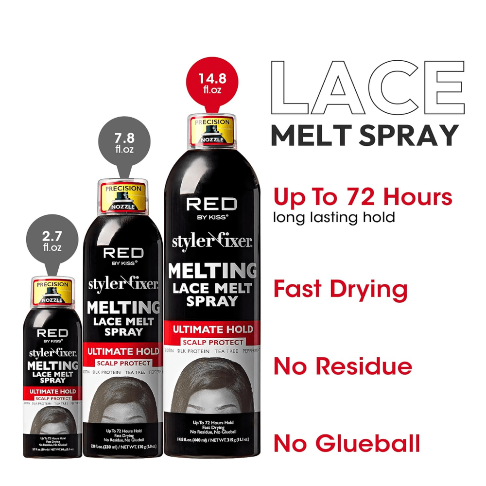 RED by Kiss Styler Fixer Melting Lace Spray – Ultimate Hold - Beauty Exchange Beauty Supply