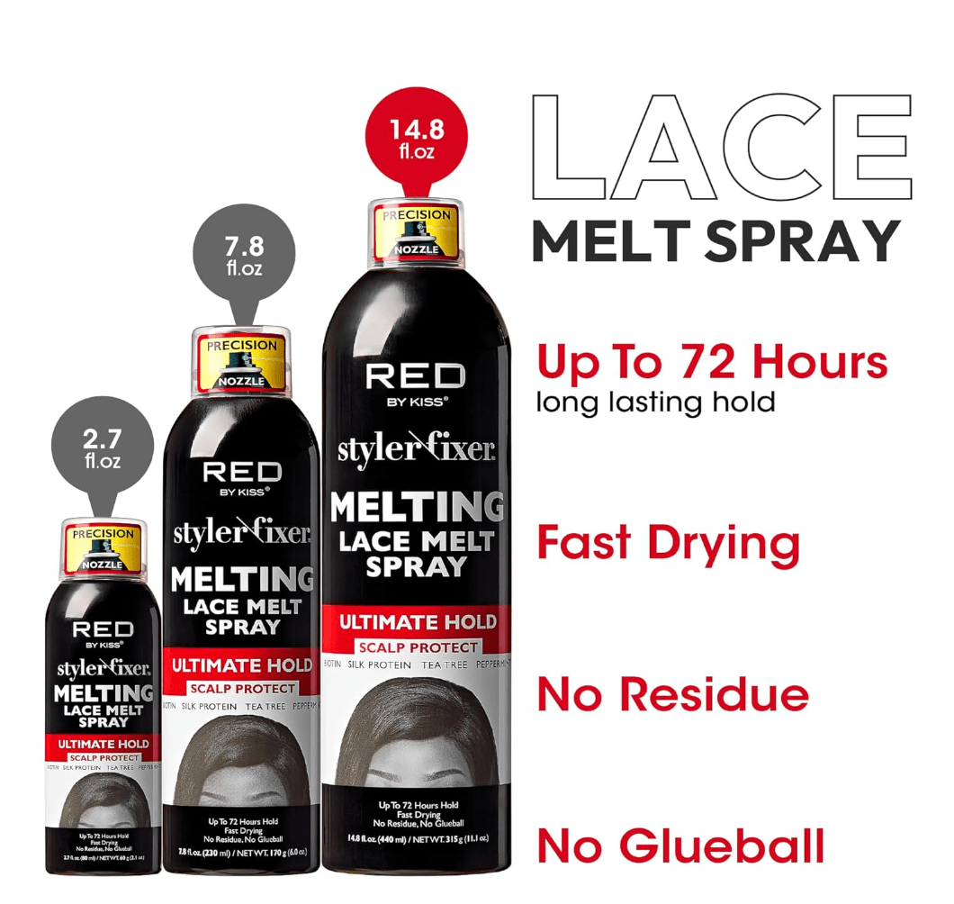RED by Kiss Styler Fixer Melting Lace Spray – Ultimate Hold - Beauty Exchange Beauty Supply